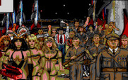 Leather Goddesses of Phobos! 2: Gas Pump Girls Meet the Pulsating Inconvenience from Planet X for IBM PC/Compatibles - Another angry mob!