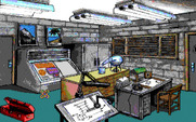 Leather Goddesses of Phobos! 2: Gas Pump Girls Meet the Pulsating Inconvenience from Planet X for IBM PC/Compatibles - Searching a secret lab!