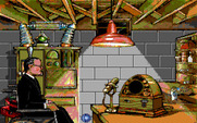 Leather Goddesses of Phobos! 2: Gas Pump Girls Meet the Pulsating Inconvenience from Planet X for IBM PC/Compatibles - In the professor's lab...
