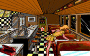Leather Goddesses of Phobos! 2: Gas Pump Girls Meet the Pulsating Inconvenience from Planet X for IBM PC/Compatibles - In the diner.