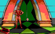 Leather Goddesses of Phobos! 2: Gas Pump Girls Meet the Pulsating Inconvenience from Planet X for IBM PC/Compatibles - Here is the entrance to our quarters...