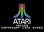 RealSports Soccer for Atari 5200 - Atari logo and game title.