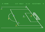 RealSports Soccer for Atari 5200 - Attempting to score a goal...