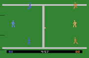 RealSports Soccer for Atari 2600 - The game begins.