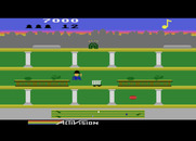Keystone Kapers for Atari 5200 - Leaping over a shopping cart.