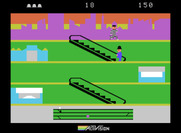 Keystone Kapers for ColecoVision - Almost caught up; just one more escalator to head up...