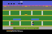 Keystone Kapers for Atari 2600 - Game start.