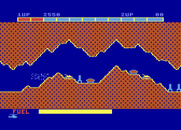 Super Cobra for Atari 5200 - Don't crash into cave walls...