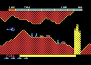 Super Cobra for Atari 5200 - Don't crash into the cave walls...
