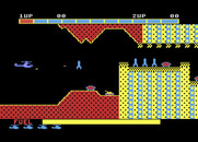 Super Cobra for Atari 5200 - Game start.