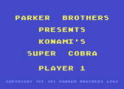 Super Cobra for Atari 5200 - Title screen.
