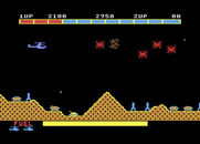 Super Cobra for Atari 5200 - More and more varied types of enemies attack as the game progresses...