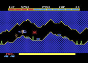 Super Cobra for Atari 5200 - Flying through a narrow and dangerous area...