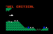 Super Cobra for Intellivision - Fuel level is critical, be careful!