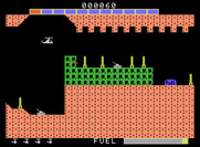 Super Cobra for ColecoVision - Game start; get ready to avoid some missiles!