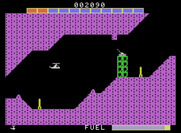 Super Cobra for ColecoVision - A tank guards a building...