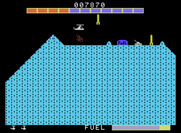 Super Cobra for ColecoVision - Narrow areas can be tough to fly through!
