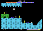 Super Cobra for ColecoVision - Blowing up fuel tanks will restore your fuel.