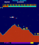 Super Cobra for Arcade - Dropping bombs on targets...