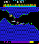 Super Cobra for Arcade - Another narrow tunnel.