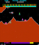 Super Cobra for Arcade - Missiles are tougher to avoid in the narrow sections.
