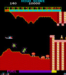 Super Cobra for Arcade - Blasting targets...