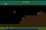 Super Cobra for Atari 2600 - Game start.