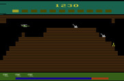 Super Cobra for Atari 2600 - These guns don't fire at you on the first level...but they will soon!
