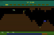 Super Cobra for Atari 2600 - Heading into a narrow tunnel!