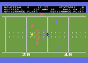 RealSports Football for Atari 5200 - Ready to start the next play...