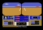 Space Shuttle: A Journey into Space for Atari 5200 - Re-entry procedure...the runway I need to land on is in the distance...