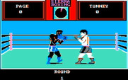 Sierra Championship Boxing for IBM PC/Compatibles - Round 1 start.