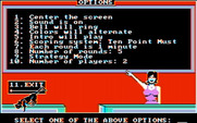 Sierra Championship Boxing for IBM PC/Compatibles - Setting a few of the game options.