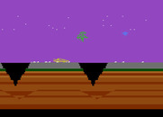 James Bond 007 for Atari 5200 - Shooting diamonds causes the screen to flash different colors.