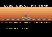 James Bond 007 for Atari 5200 - Good luck, Mr. Bond! Starting the Diamonds are Forever level...