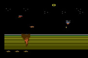 James Bond 007 for Atari 2600 - Jumping over a crater.