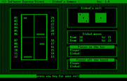 Sinbad's Gammon for IBM PC/Compatibles - Game start; the computer just made a move.
