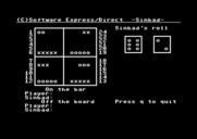 Sinbad's Gammon for Commodore 64 - The computer rolls the dice...