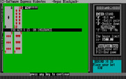 Tahoe Blackjack for IBM PC/Compatibles - I won this time!