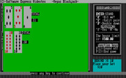 Tahoe Blackjack for IBM PC/Compatibles - Looks like I lost this round...