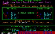 Stud Poker Parlor, The for IBM PC/Compatibles - The computer won this time...