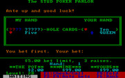 Stud Poker Parlor, The for IBM PC/Compatibles - Ante up and good luck!
