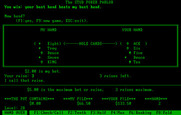 Stud Poker Parlor, The for IBM PC/Compatibles - I win!