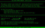 Stud Poker Parlor, The for IBM PC/Compatibles - Stud Poker...about the game...