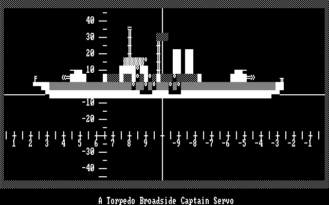 Sub Attack IBM PC/Compatibles Screenshot: I've been hit!