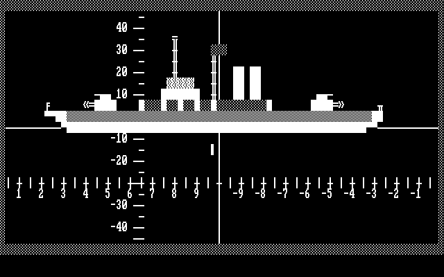 Sub Attack IBM PC/Compatibles Screenshot: I'm under attack!