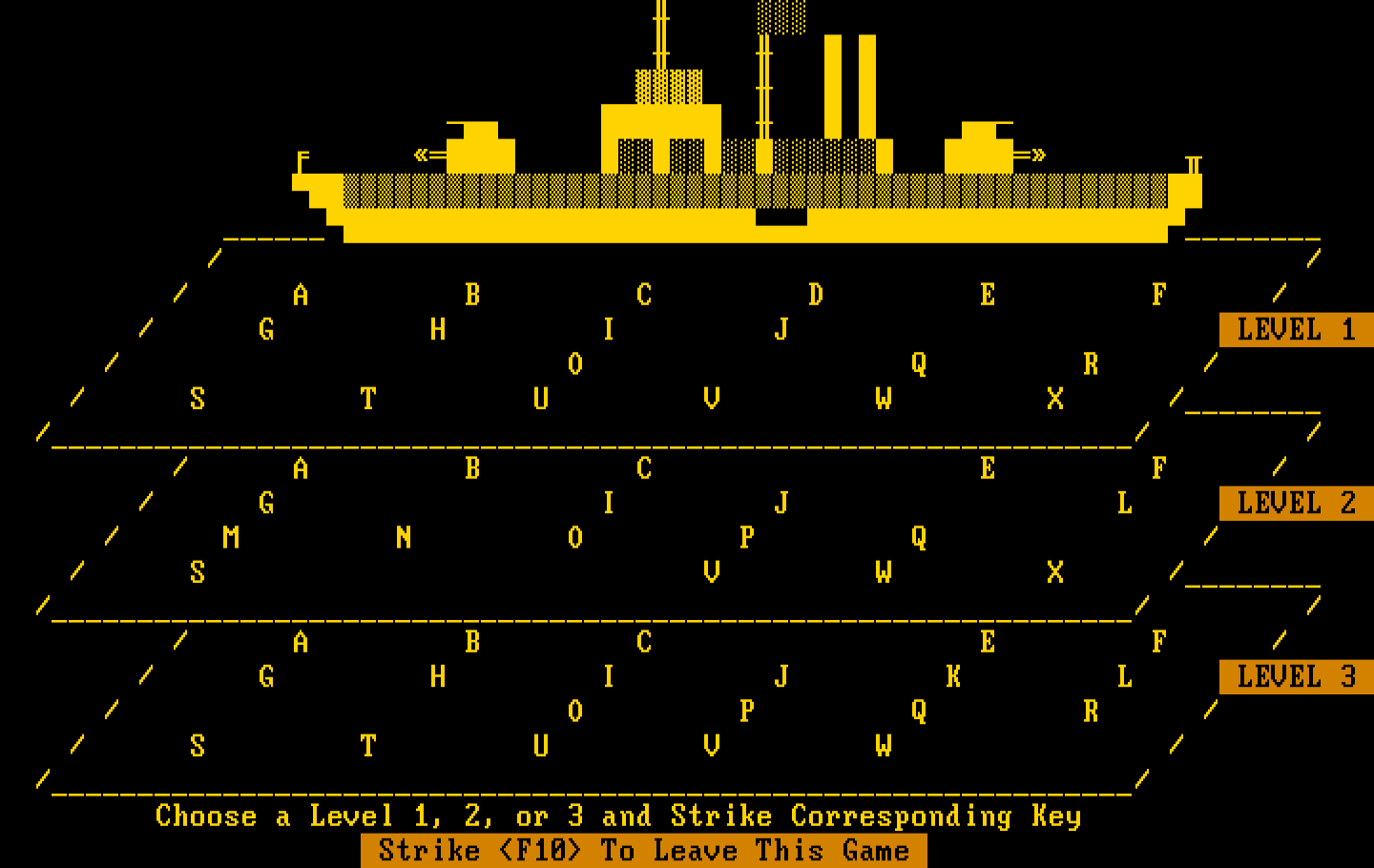 Sub Attack IBM PC/Compatibles Screenshot: No luck finding the enemy so far...