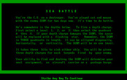 Sub Attack for IBM PC/Compatibles - Game instructions.