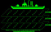 Sub Attack for IBM PC/Compatibles - Game start.