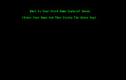 Sub Attack for IBM PC/Compatibles - What is your name, captain?